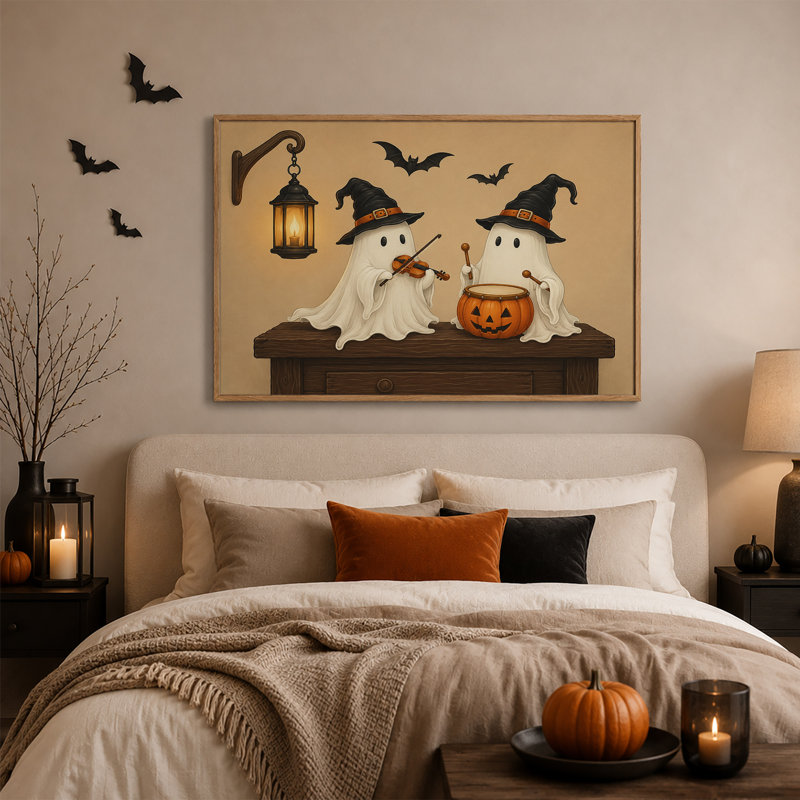 Art mural sur toile Halloween, H 18 po x l 24 po