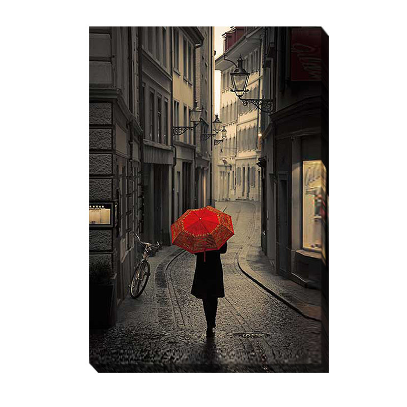 " Red Rain " by Stefano Corso, 36" H x 24" W x 1.5" D