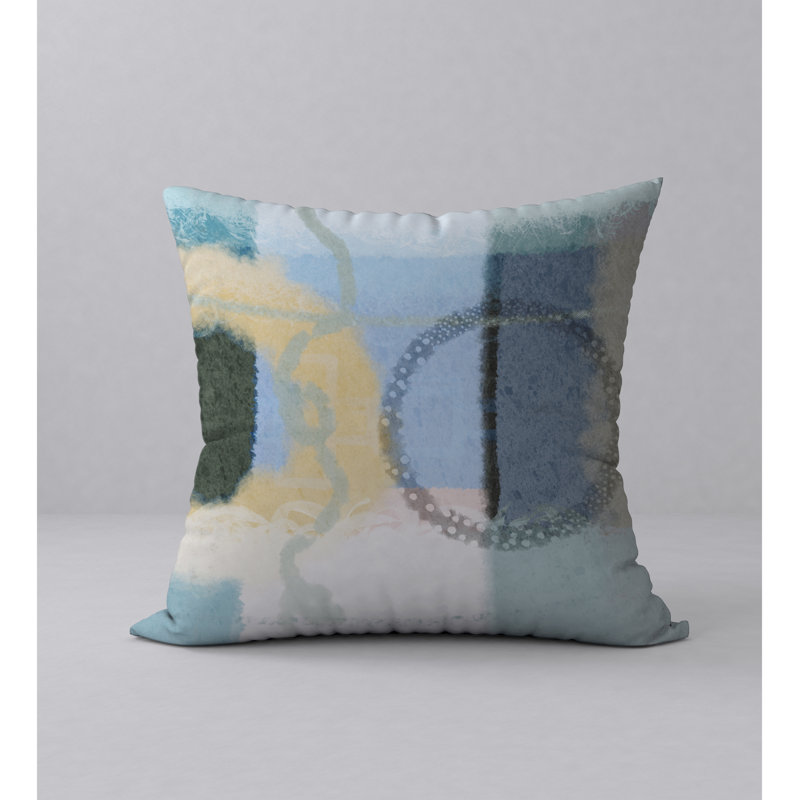 Housse de coussin décorative carrée et insert vital Sun, 18" x 18"