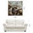Retro Airplane II 3D Iron Wall Décor