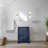 Lafarre 24'' Single Bathroom Vanity with Marble Top with Mirror-97832499-113058166