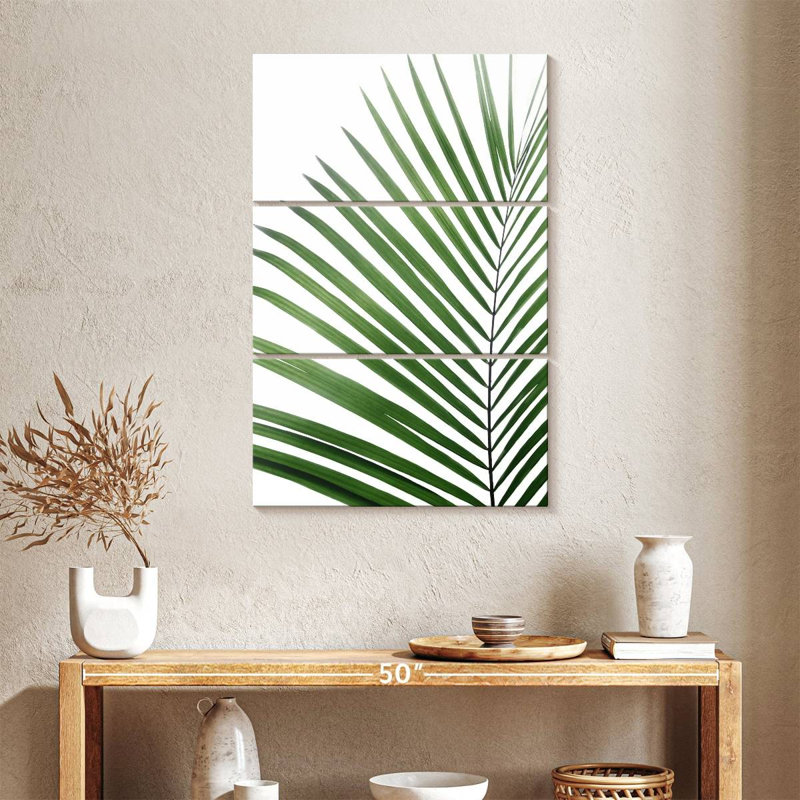 Harnek Green Palm Leaf, 38" H x 24" W