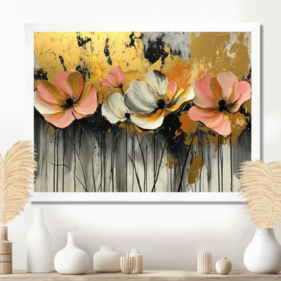 Myrian Golden Hibisuc dans une symphonie tropicale II - hibiscus, art mural