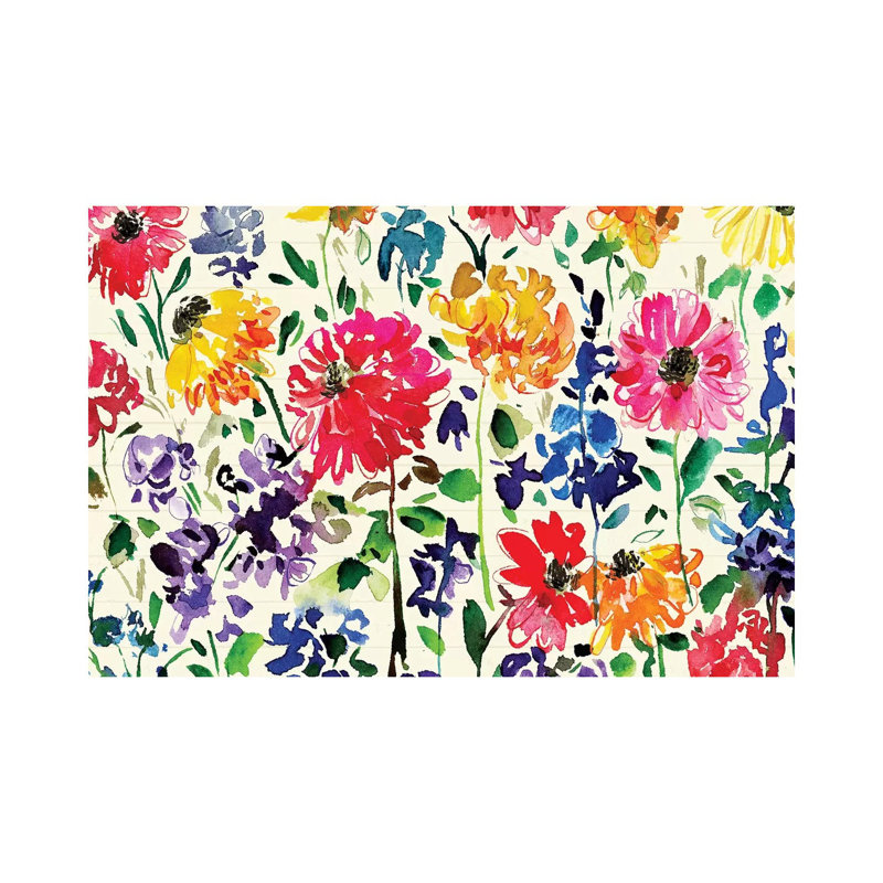 Floral Par by Joy Ting - Wrapped Canvas Gallery-Wrapped Canvas Giclée, 101.6 cm H x 66.04 cm W