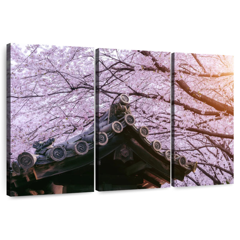 Harnek Blossoming Sakura Tree, 24" H x 38" W