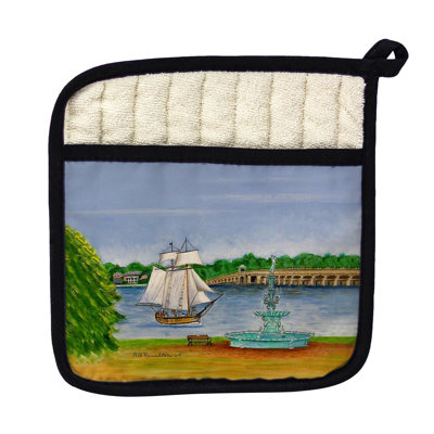 Betsy Drake Interiors Cotton Potholder