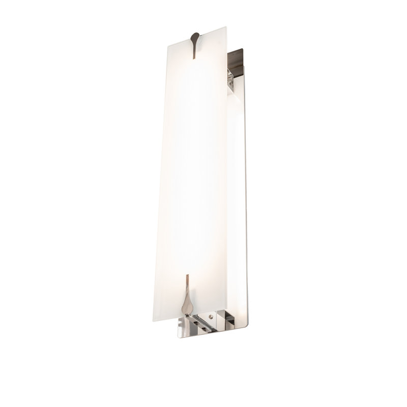 Akranes LED Flush Mounted Sconce, Chrome