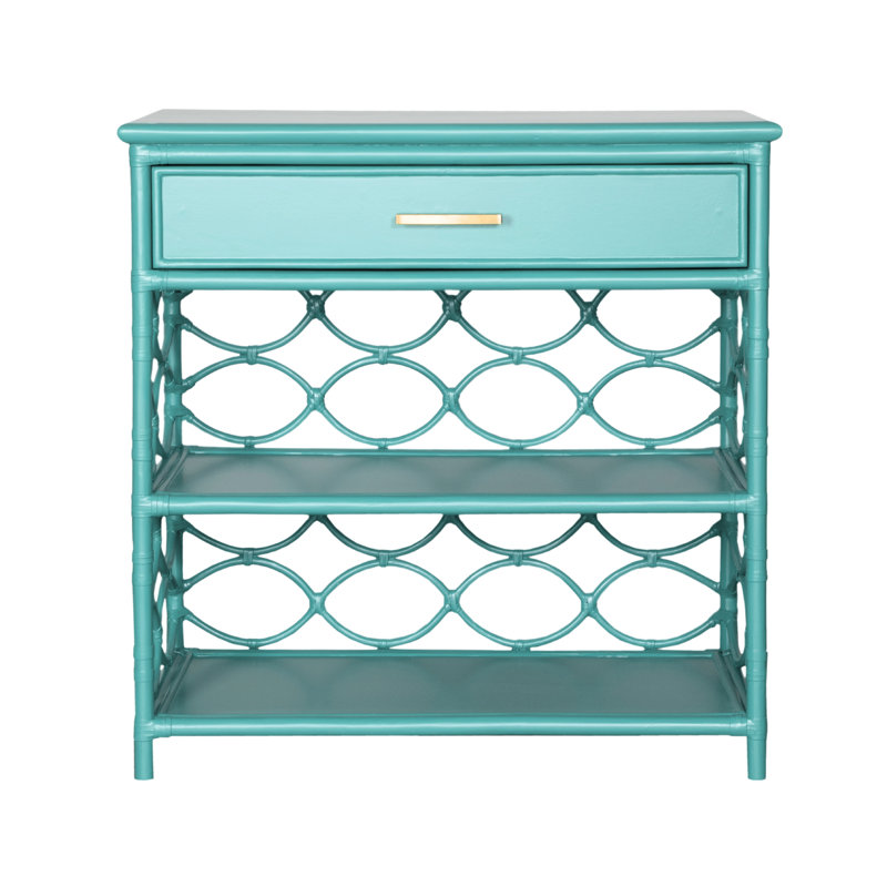 Manning End Table, Turquoise