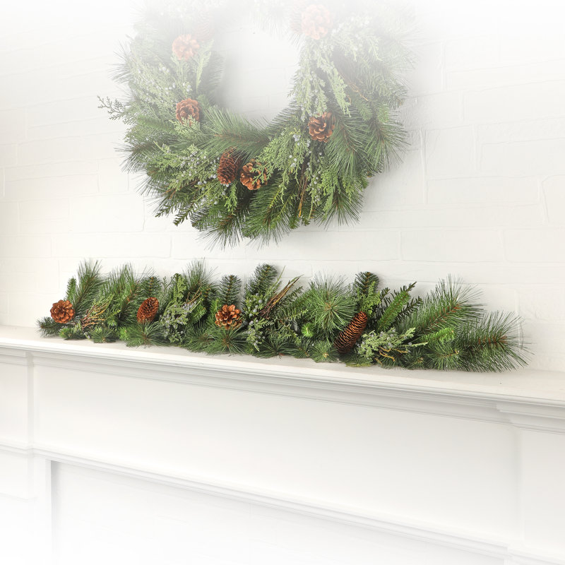 48'' in. Faux Pinecone Garland