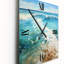 Photo de plage Oceanic Rhythms III - Horloge murale nautique et plage moderne-99629237