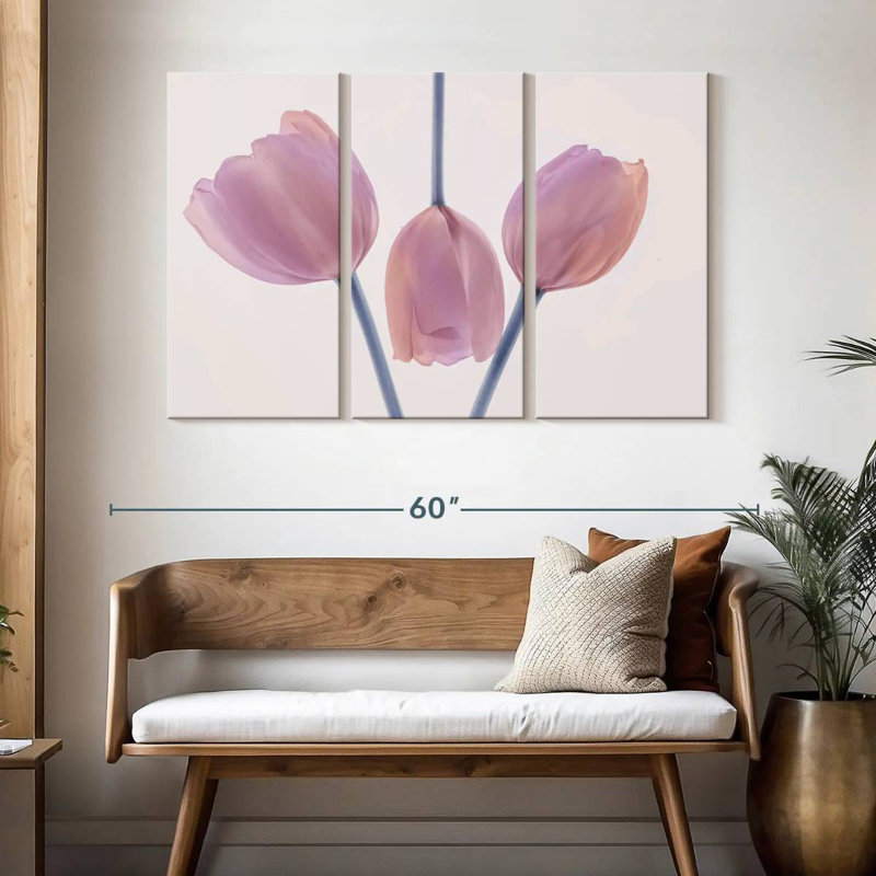 Trio de tulipes Harnek, H 32 po x l 50 po