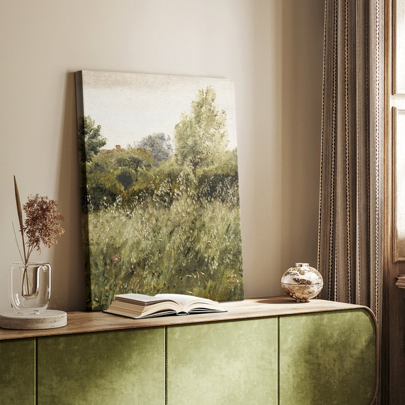 Paysage rétro CCXIX - galerie Cavas, H 36 po x l 24 po