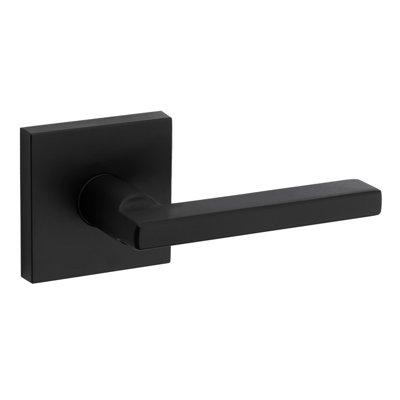 Halifax Matte Black Passage Door Lever