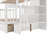 Stairway Twin-Over-Full Bunk Bed With Drawer, Storage And Guard Rail For Bedroom, Dorm, For Adults, White Color