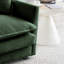 Salon en chenille 2, rembourré avec 4 coussins, structure en bois stable, tissu, assise confortable - soutien solide, rembourrage en éponge, siège relaxant