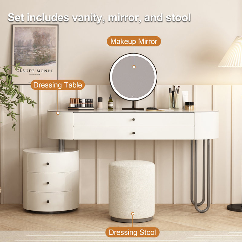 Vanities, Cream/Gray
