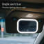  Miroir de maquillage pour voiture avec lumière, rechargeable, 3 modes de couleur, à intensité variable, miroir de coiffeuse à pince réglable, ajustement universel, béquille intégrée (Juni 2) - Blanc-1564292789