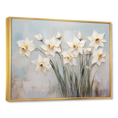 Minimalisme - jonquilles blanches