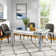 Andreja Rectangle 160Cm L x 90Cm W Glass Dining Table