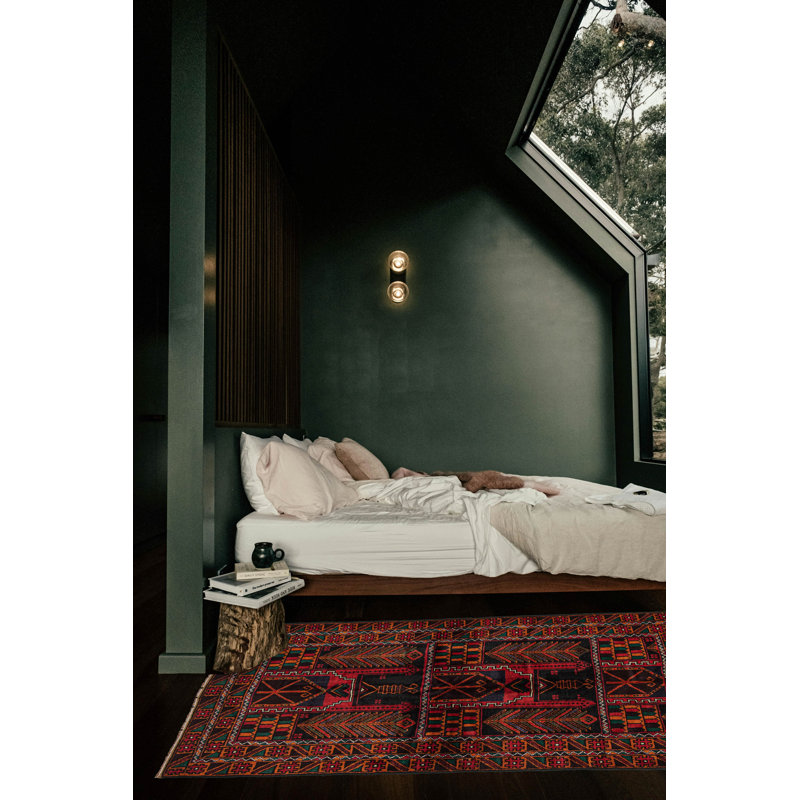 Teimani Black Rug 3'7" x 6'2"