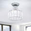 Crystal Semi Flush Mount-1056029059