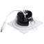 4'' Selectable Colour Temperature Dimmable Air-Tight IC Rated LED Canless Recessed Lighting Kit-109729302