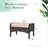 Patio Ottoman With Cushions