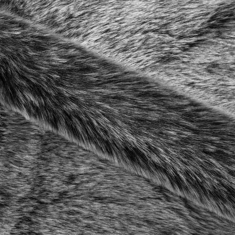 Tapis noir tissé à la machine 2 pi x 3 pi Novelty Jabreel, Rectangle 3 pi x 5 pi