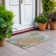 Machine Washable Indoor/Outdoor Claudian ACN1635 Teal Rug