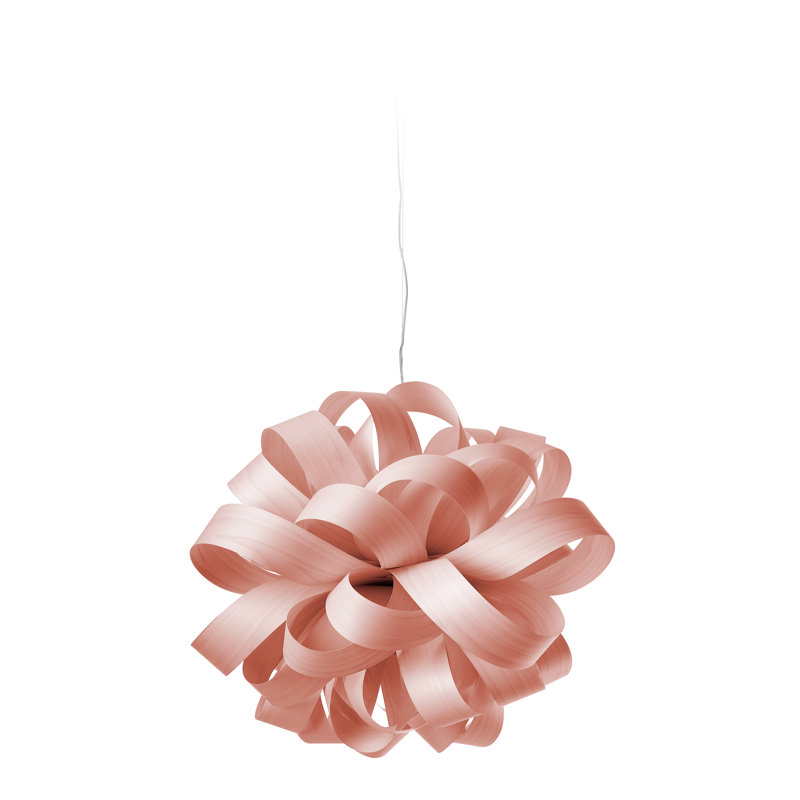 Agatha 1 - Light Pendant, Pale Rose, E26 Base