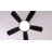 Julice 42" 5-Blade Modern Ceiling Fan With Tri-Color LED Light Source, Silent Motor, Remote Controller-563299102