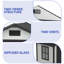 Remise de rangement verticale en plastique-111107951