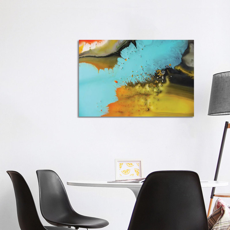 Liquid Series VII by Andrada Anghel - Wrapped Canvas Painting, 101.6 cm H x 66.04 cm W x 3.175 cm D