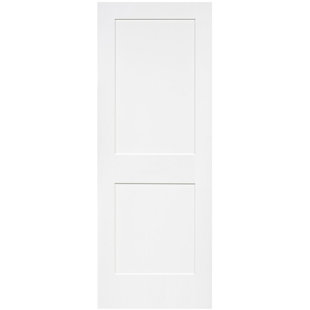 Porte standard à panneaux en bois massif Shaker