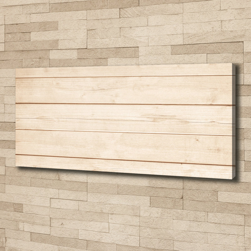 Wooden Background - Wrapped Canvas Print