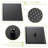 Wall Mounted Shower System In Oil Rubber Bronze With Waterfall Tub Spout - 12 Inch Square, 3 Rainfall & Handheld, Valve, Uncomplicated Installation Method -balanced Straightforward-118625420