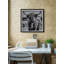 Hair Over Face - Single Picture Frame Print-405462929
