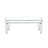 Silver Mirrored Coffee Table, Vintage Carved Elements, Rectangle Glass Tea Table With Mirrored Finish, Modern Center Table For Living Room And Office (24" D X 48" W X 18" H)