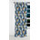 Rustic Cobalt Triangle Symphony IV - Rideau abstrait - Rideau géométrique occultant - 1 panneaux