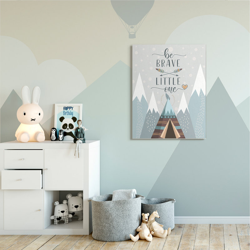 Tipi Brave Little One, Toile tendue, H 48 po x l 36 po x P 1,5 po