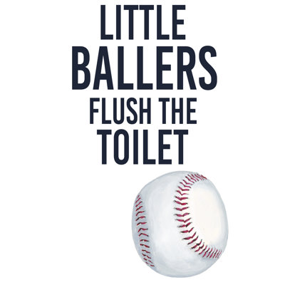 Little Ballers IV 1 Piece Wrapped Canvas Wall Art