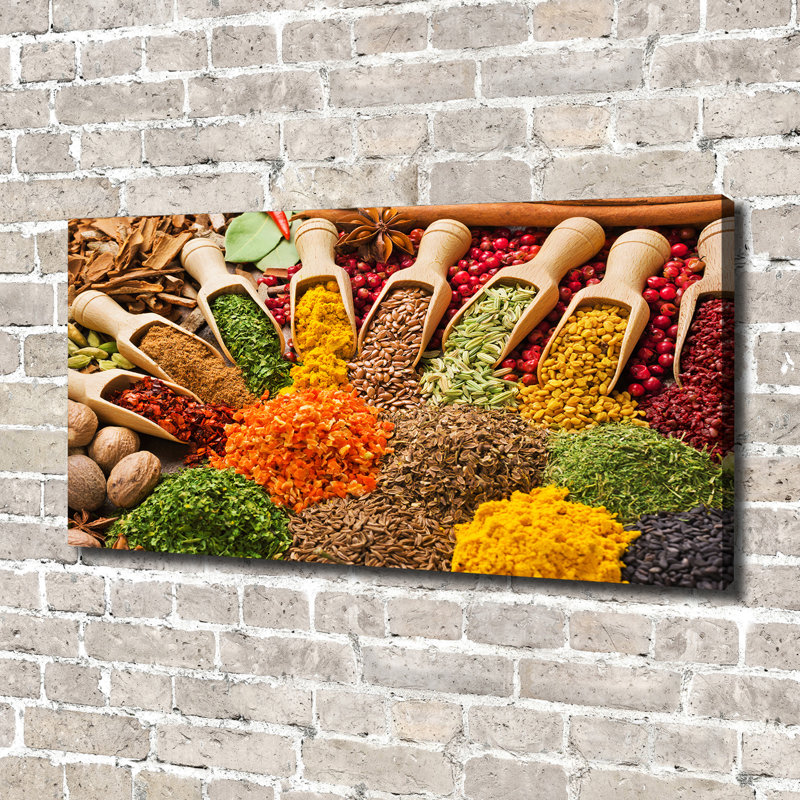 Colorful Spices - Wrapped Canvas Print