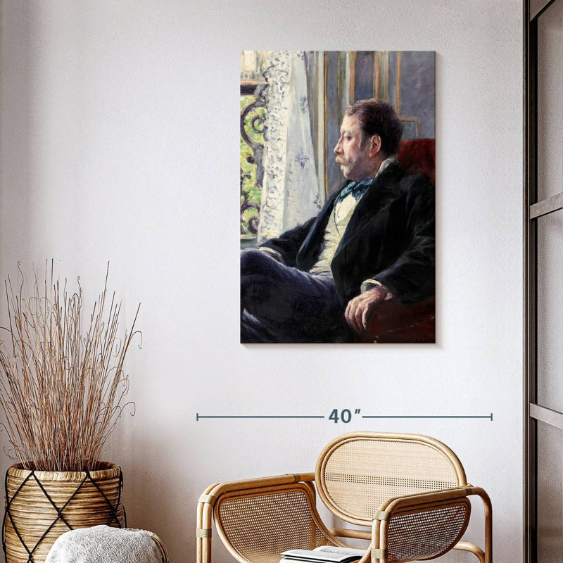 Portrait d'un homme 1880, H 39 po x l 26 po