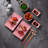 Aleko 10 Piece Porcelain China Dinnerware Set - Service for 2