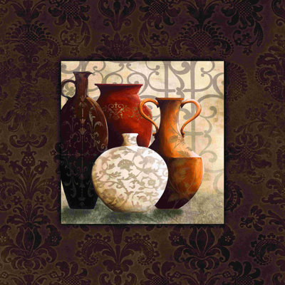 Brown Pots - Impression sur toile tendue