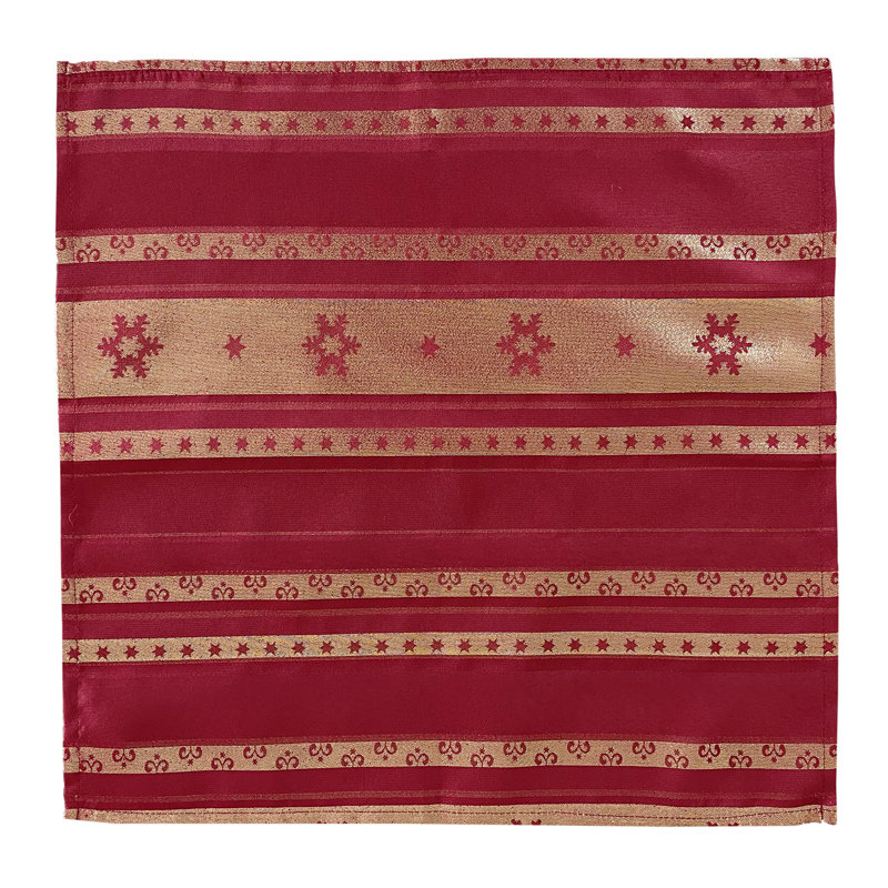 Ensemble de 4 serviettes de table en tissu 20 po Red, 20 po x 20 po