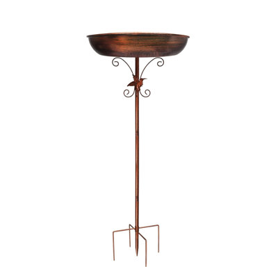 Metal Birdbath