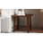 Armalda Solid Wood Farmhouse Trestle Style Accent End Table-660479661