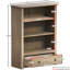 Somers 110cm H x 80cm W Solid Wood Standard Bookcase