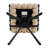 Puffy Bubble Chair Ball Chain Chair Velvet Dining Chairs with Black Legs-1829421451-1829421450